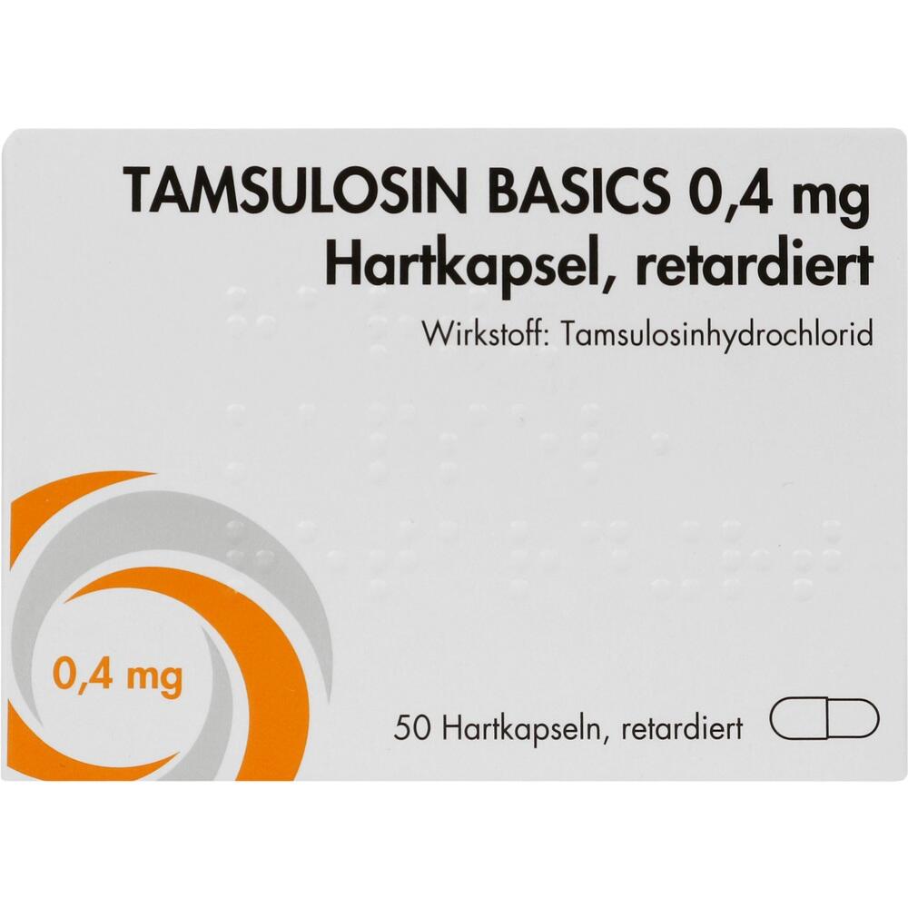 TAMSULOSIN BASICS 0,4 mg Hartkaps.retard.SUN 50 St Retard-Kapseln