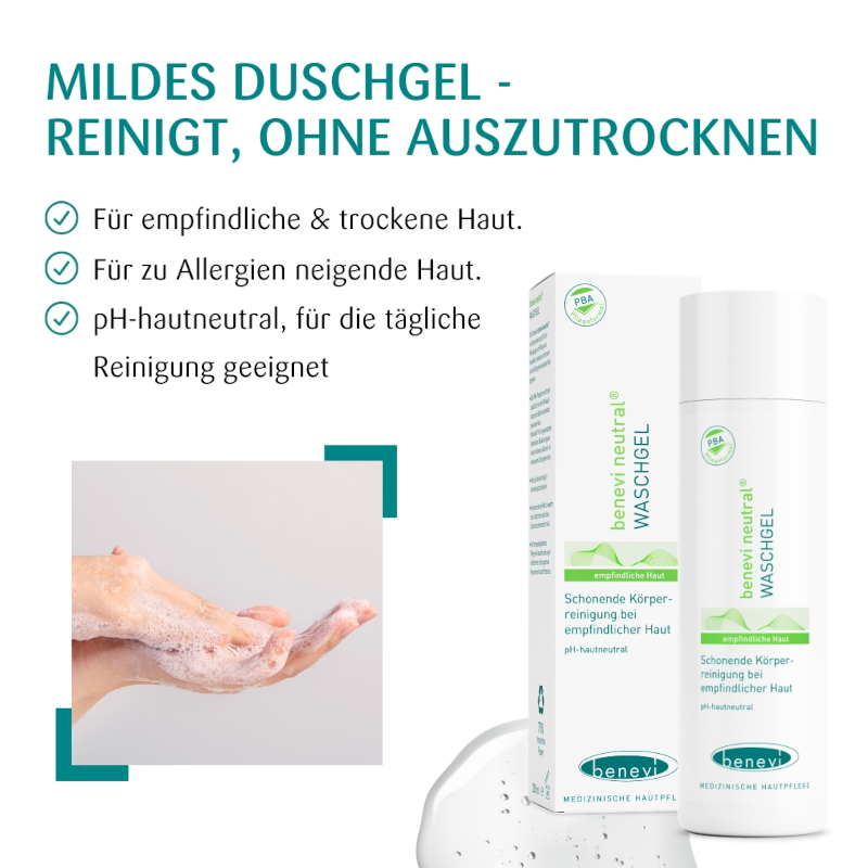 BENEVI Neutral Waschgel 200 ml Gel