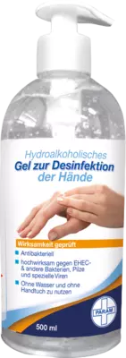 DESINFEKTIONSGEL für die Hand antibakteriell 500 ml Gel