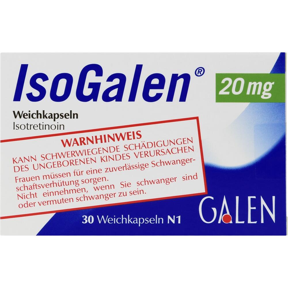 ISOGALEN 20 mg Weichkapseln 30 St Weichkapseln