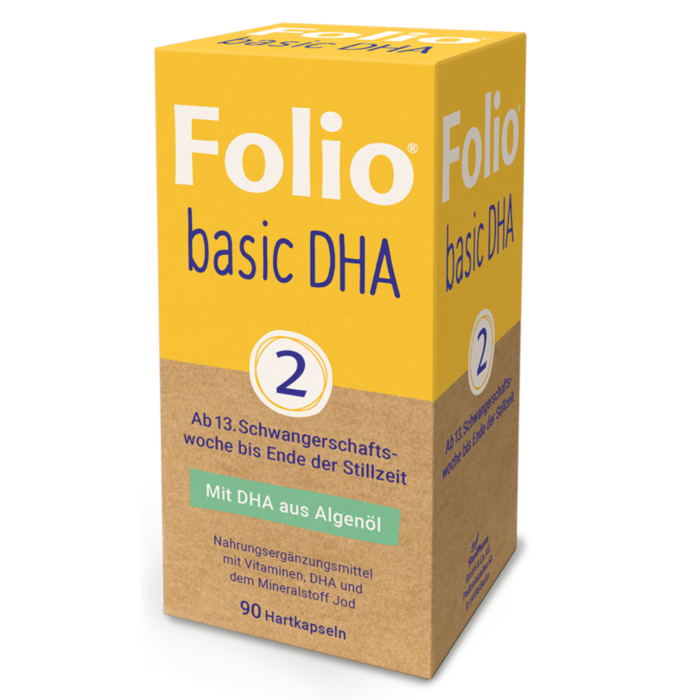 Folio basic DHA 90 St Hartkapseln