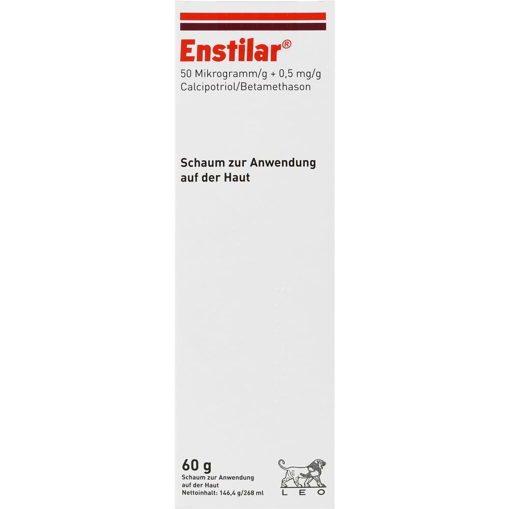 Enstillar 50 Mikrogramm/g + 0,5 mg/g 60 g Schaum