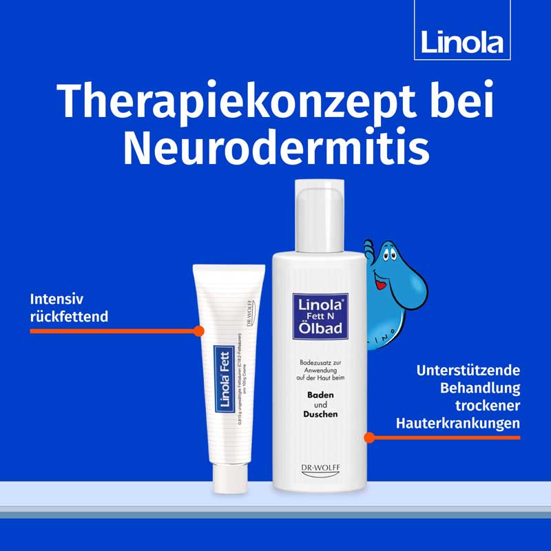 Linola Fett - bei Neurodermitis 75 g Creme