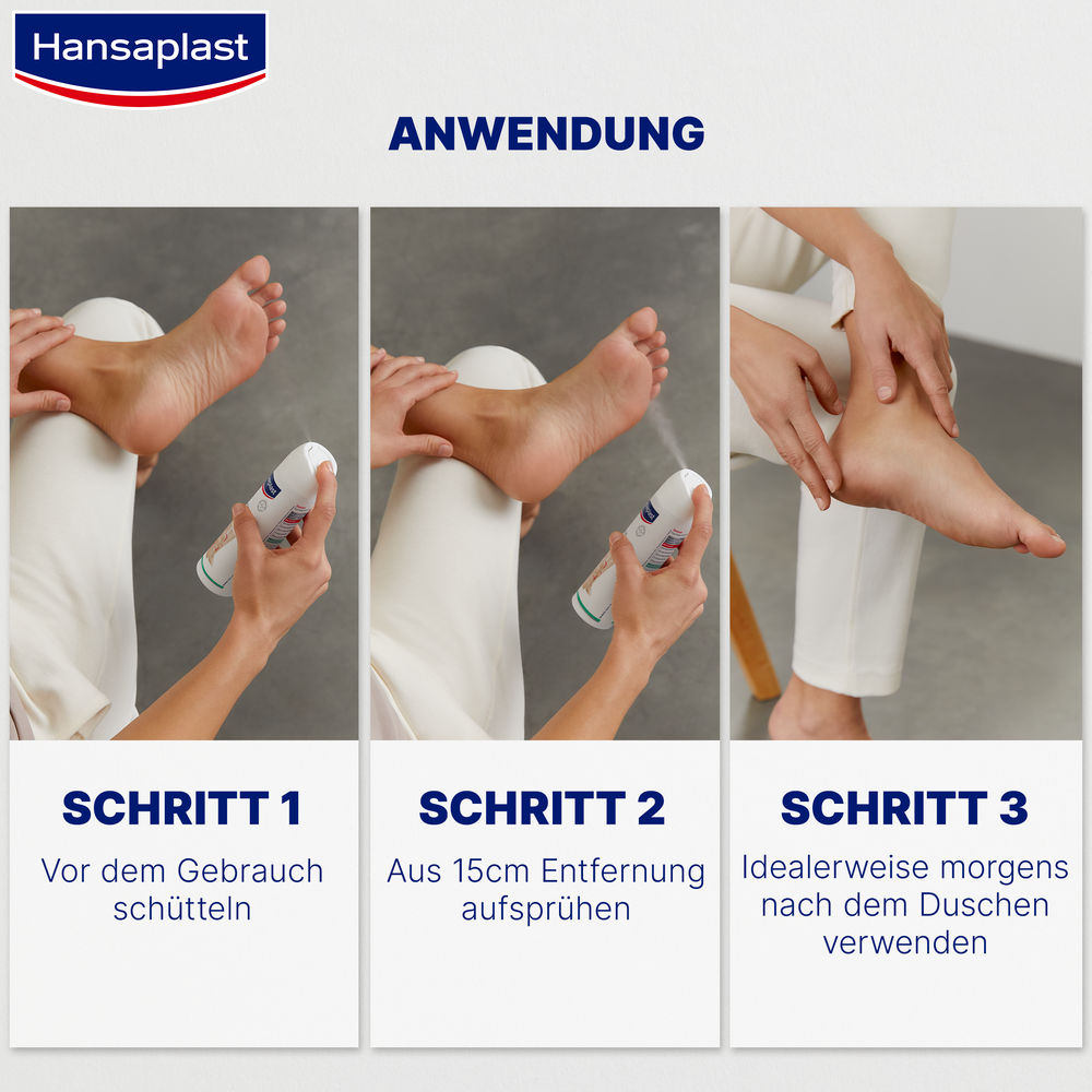Hansaplast foot expert Fußpil-Schutz 2in1 Deo 150 ml Deospray