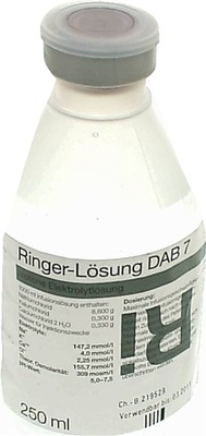 RINGER LÖSUNG DAB 7 Plastik 250 ml Infusionslösung