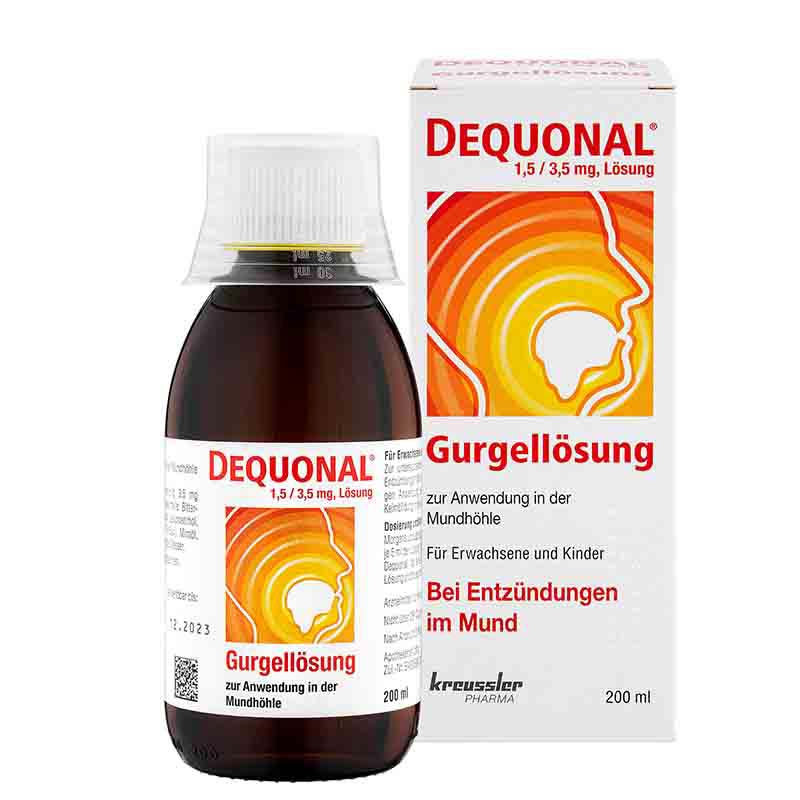 DEQUONAL Gurgellösung 200 ml Lösung
