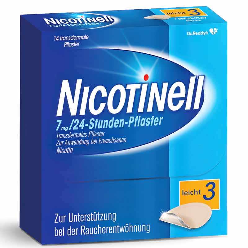NICOTINELL 7mg/24 Stunden 14 St Pflaster transdermal