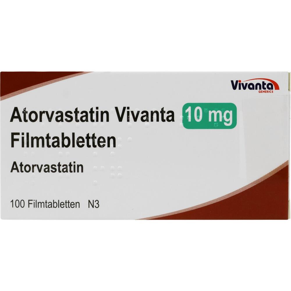 Atorvastatin Vivanta 10 mg  100 St Filmtabletten