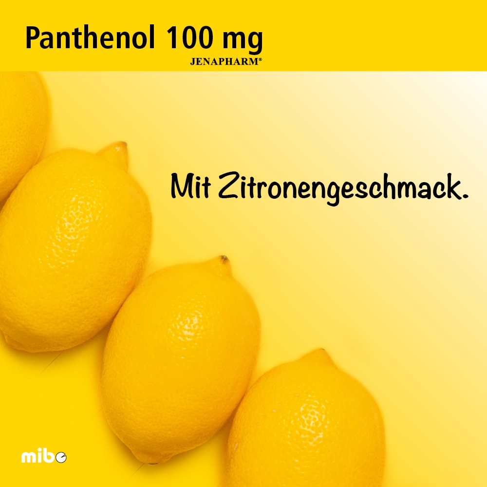 PANTHENOL 100 mg Jenapharm 20 St Tabletten