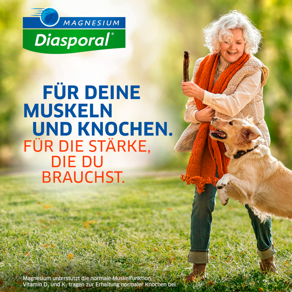 MAGNESIUM Diasporal Pro Muskeln + Knochen direkt 30 St Granulat