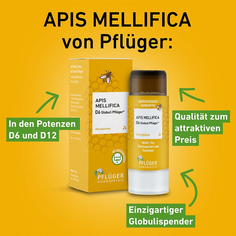 Apis mellifica D12 Globuli Pflüger 10 g Globuli