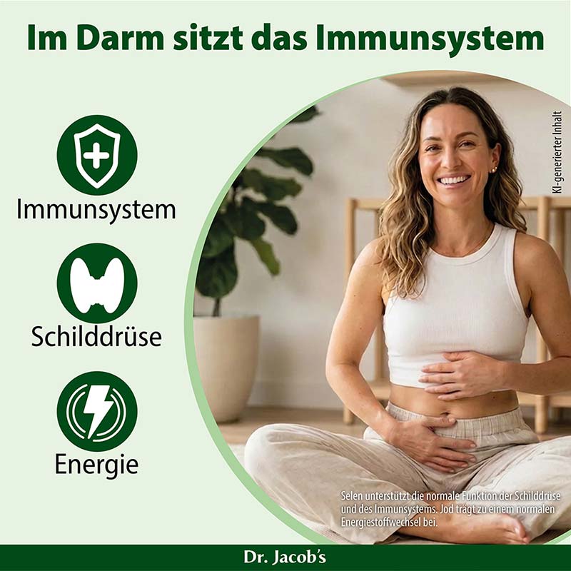 Dr. Jacob's Jod-Probio Selen B12 Milchsäurebakterien vegan