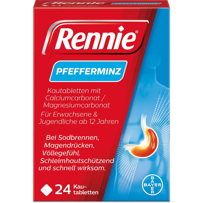 Rennie 24 St Kautabletten