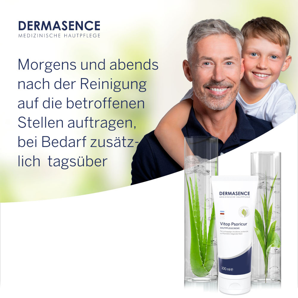 DERMASENCE Vitop Psoricur AKUTPFELECREME 100 ml Creme