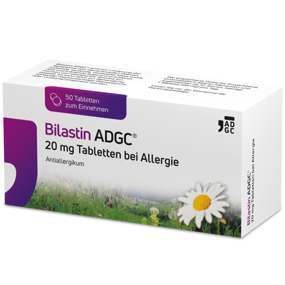 Bilastin ADGC 20 mg 50 St Tabletten