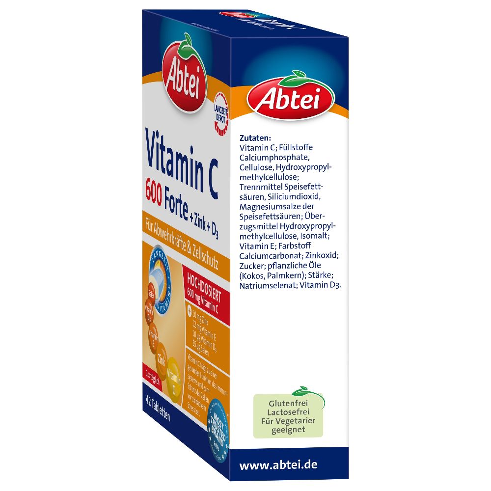Abtei Vitamin C 600 Forte 42 St Tabletten