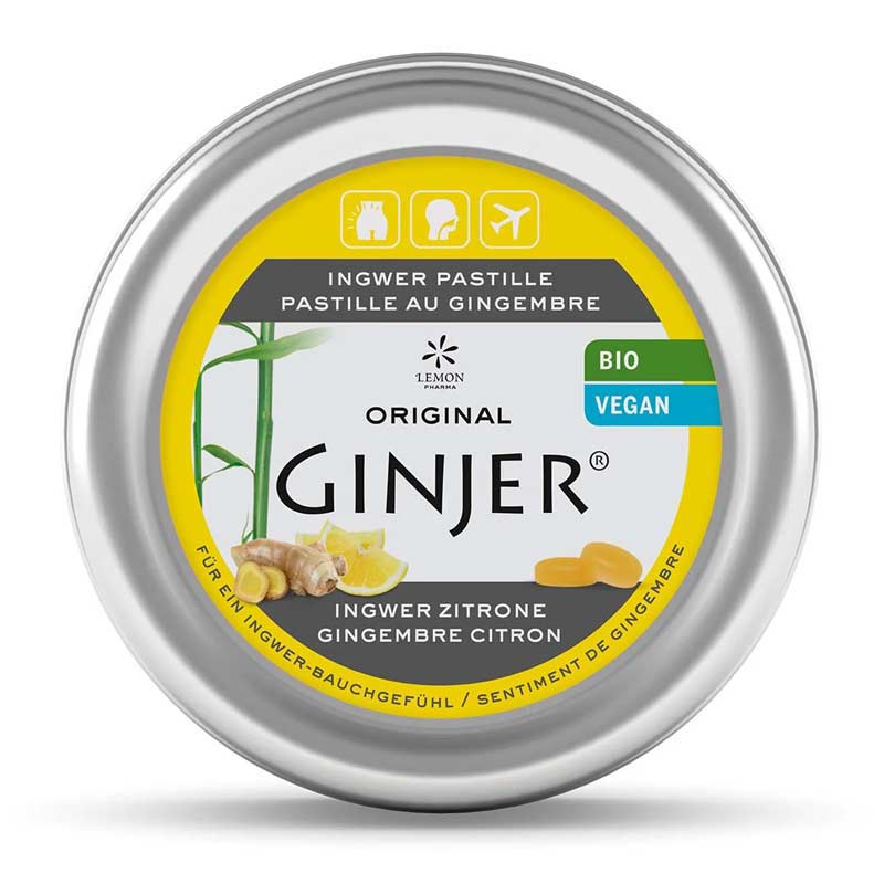 INGWER GINJER Zitrone Pastillen 40 g Pastillen