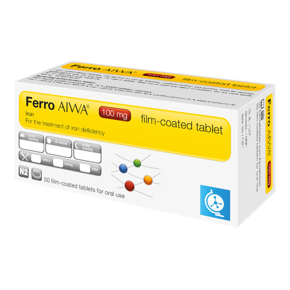Ferro AIWA 100 mg 50 St Filmtabletten