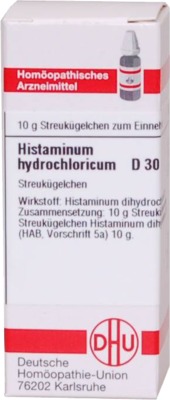 HISTAMINUM hydrochloricum D 30 Globuli 10 g Globuli