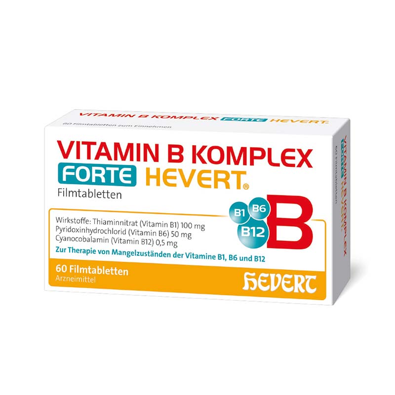 VITAMIN B KOMPLEX FORTE HEVERT 60 St Tabletten