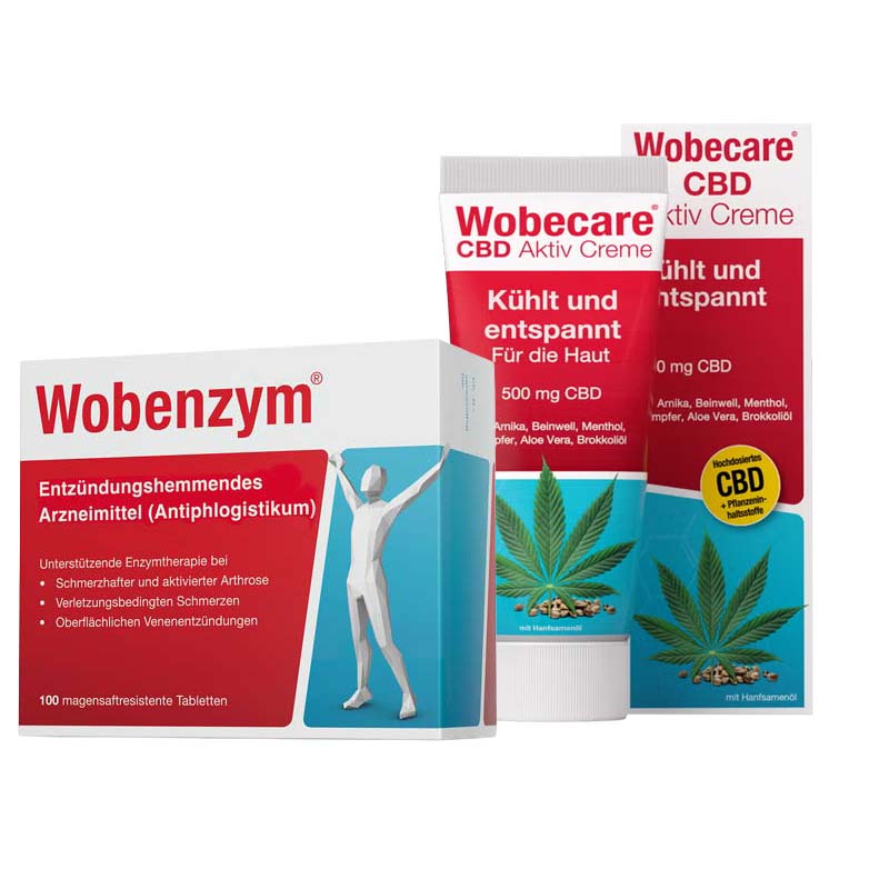 Wobenzym + Wobecare CBD Set 1 St Sparset