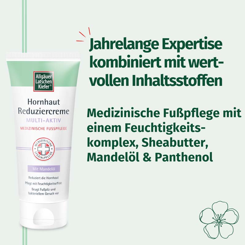 Allgäuer Latschen Kiefer Hornhaut Reduziercreme MULTI-AKTIV 100 ml Creme