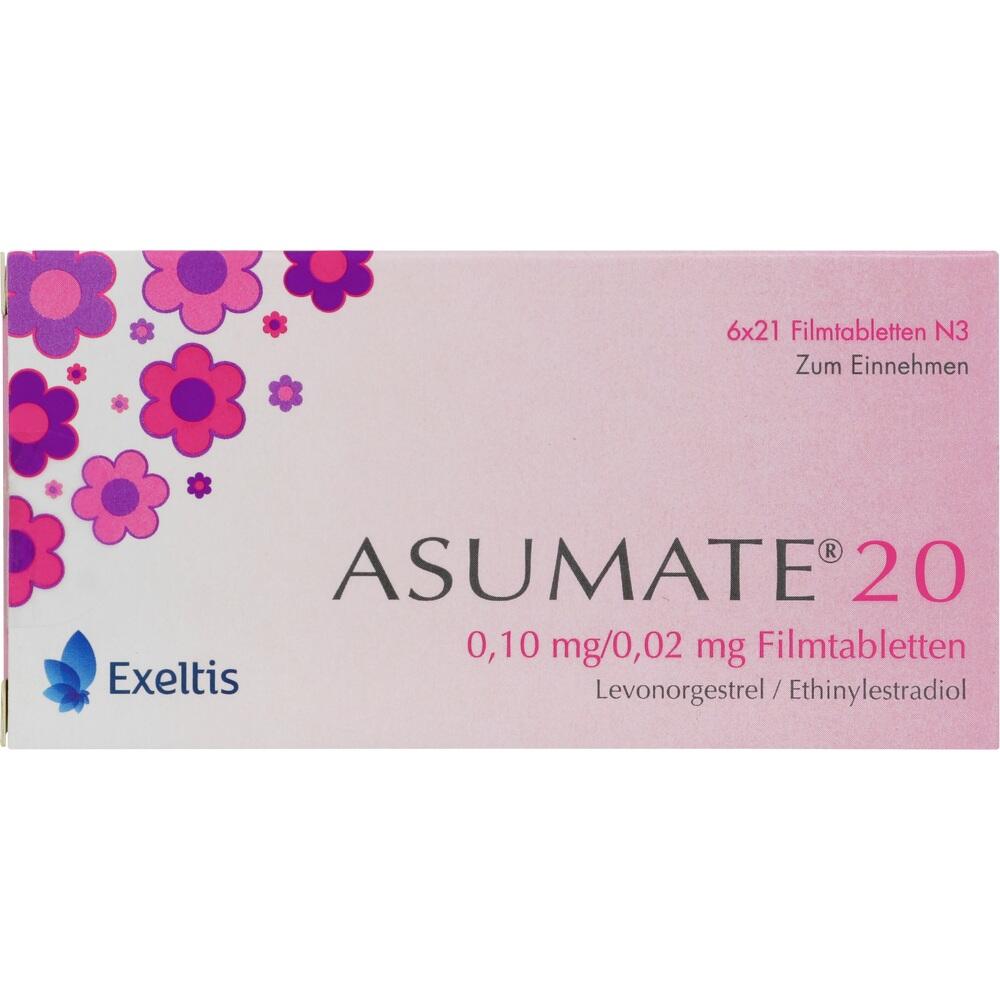 Asumate 20 6X21 St Filmtabletten