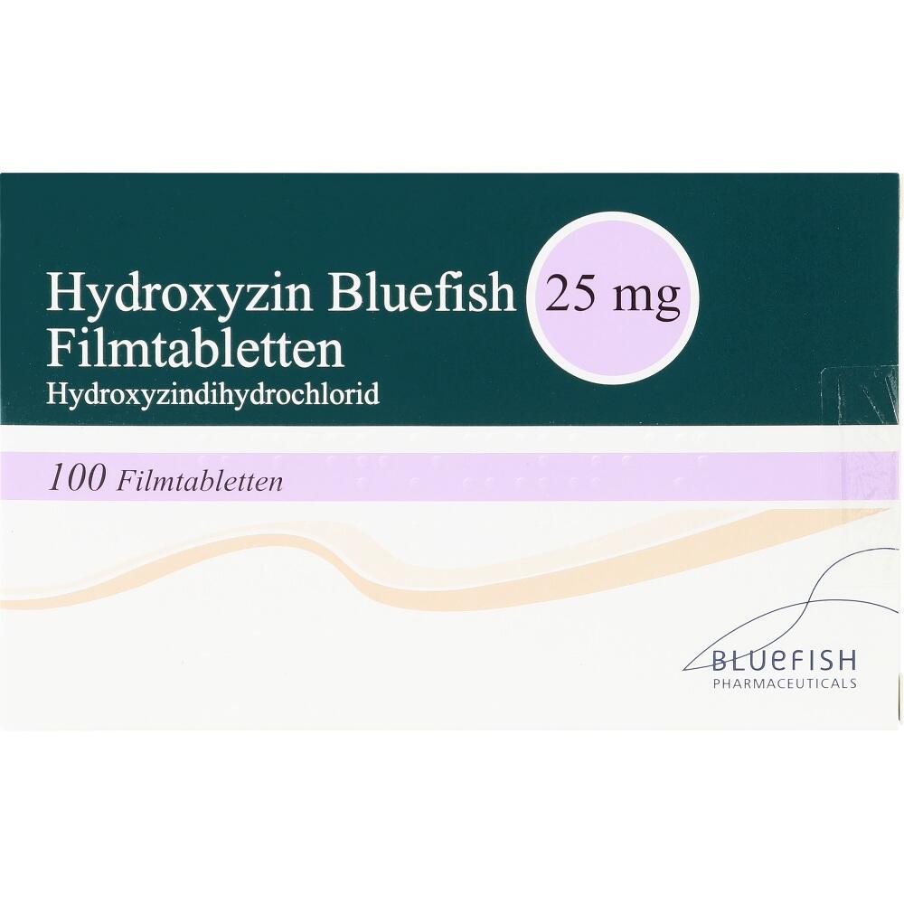 Hydroxyzin Bluefish 25mg 100 St Filmtabletten