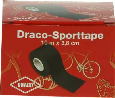 Draco SportTape 3,8 cm x 10 m schwarz 1 St Verband