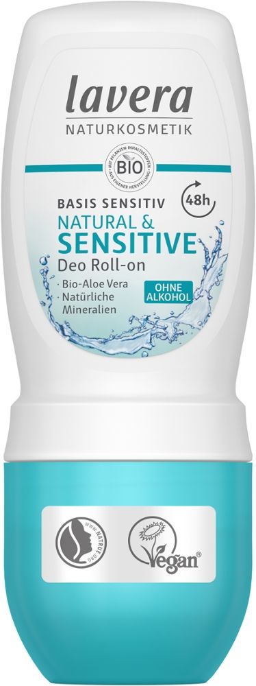 lavera Deodorant Roll-on Basis Sensitiv Natural  50 ml Körperpflege