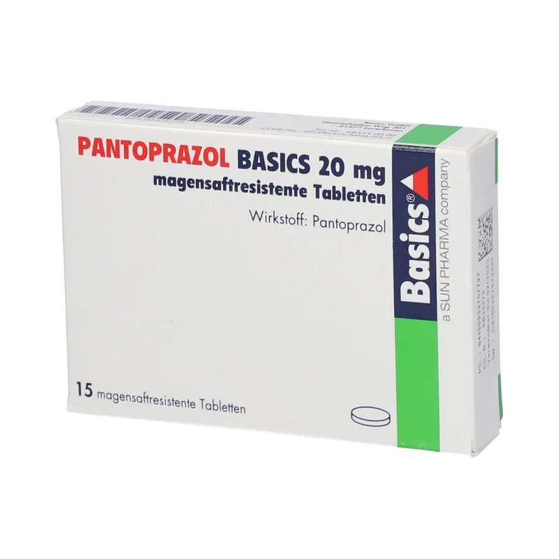PANTOPRAZOL BASICS 20mg 15 St Tabletten magensaftresistent