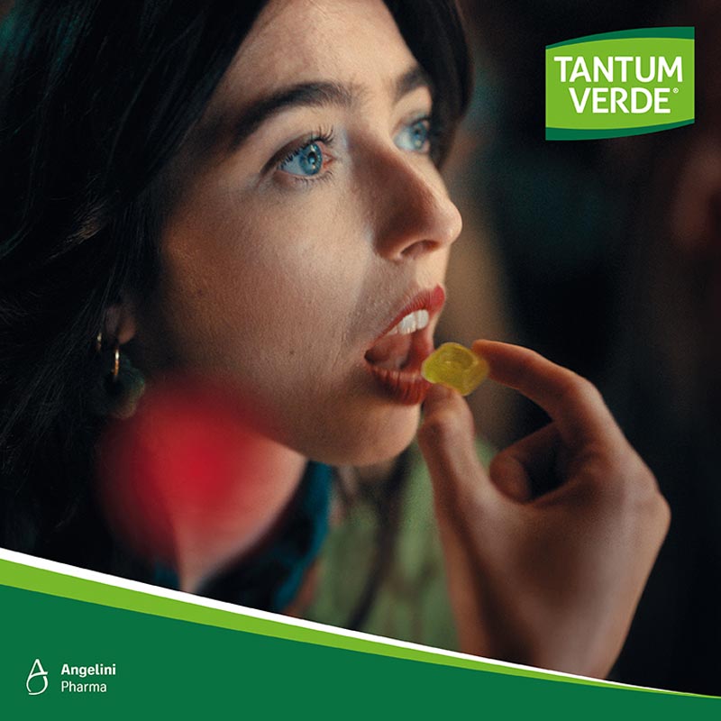 TANTUM VERDE  3 mg mit Orange-Honiggeschmack 20 St Lutschtabletten