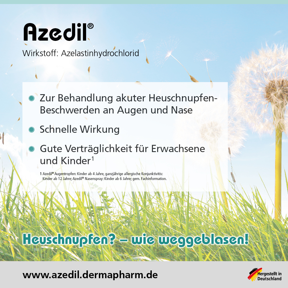 Azedil 1 mg/ml Nasenspray L&ouml;sung 5 ml Nasenspray