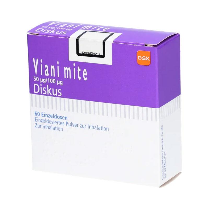 Viani mite 50μg/100μg Diskus 60 St Inhalationspulver