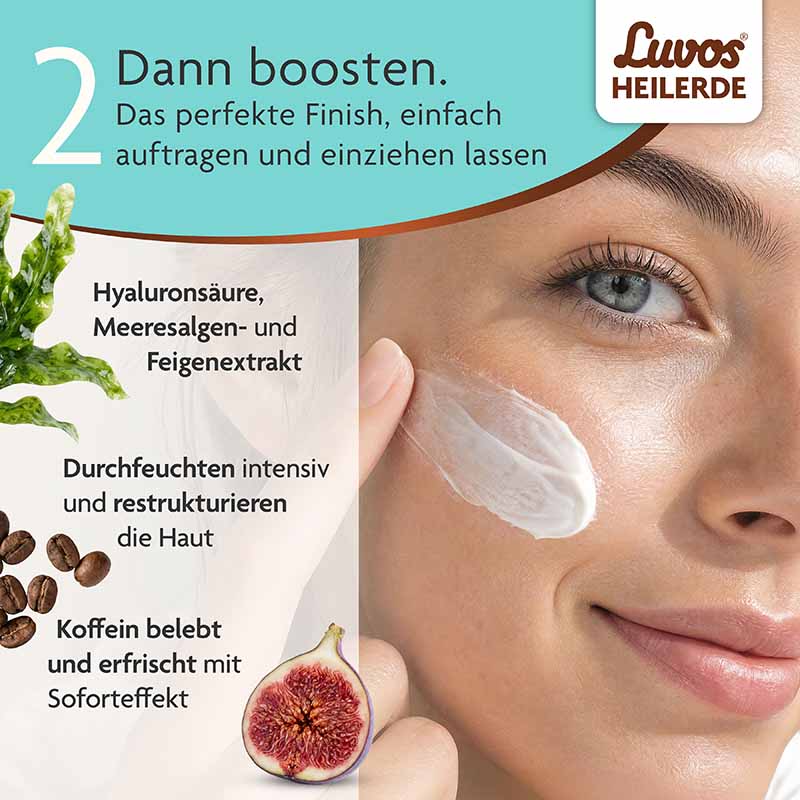 Luvos HEILERDE HYDRO BOOSTER 1 Packung Gesichtsmaske