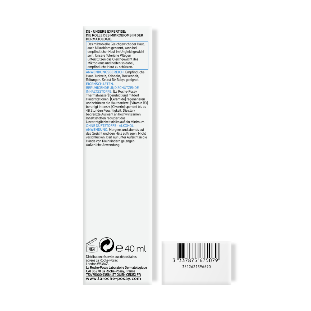 LA ROCHE-POSAY TOLERIANE SENSITIVE CREME 40 ml Creme