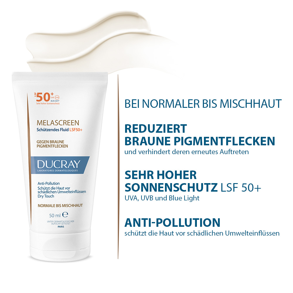 DUCRAY MELASCREEN Schützendes Fluid LSF50+ 50 ml Creme