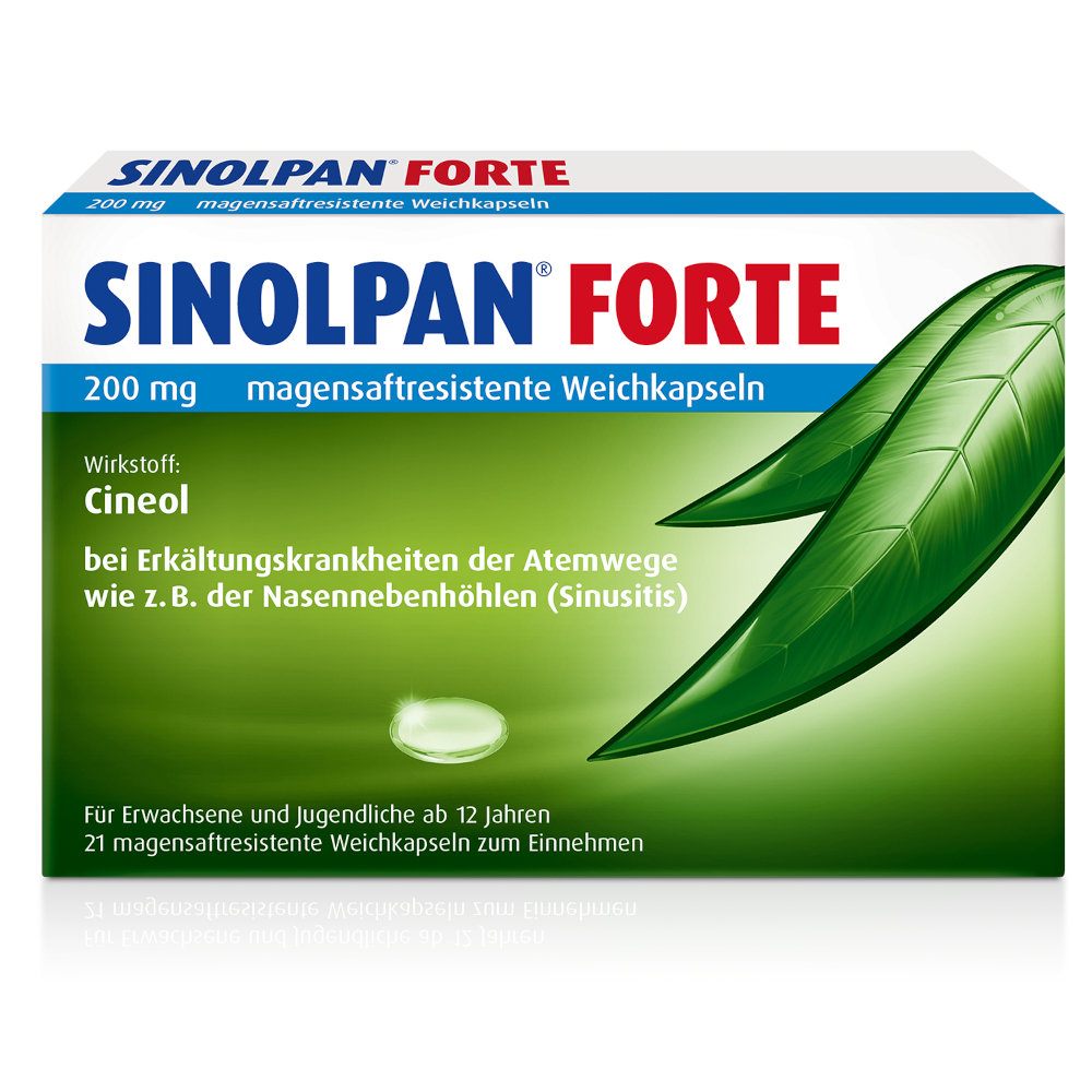 SINOLPAN FORTE 200 mg 21 St Magensaftresistente Weichkapseln