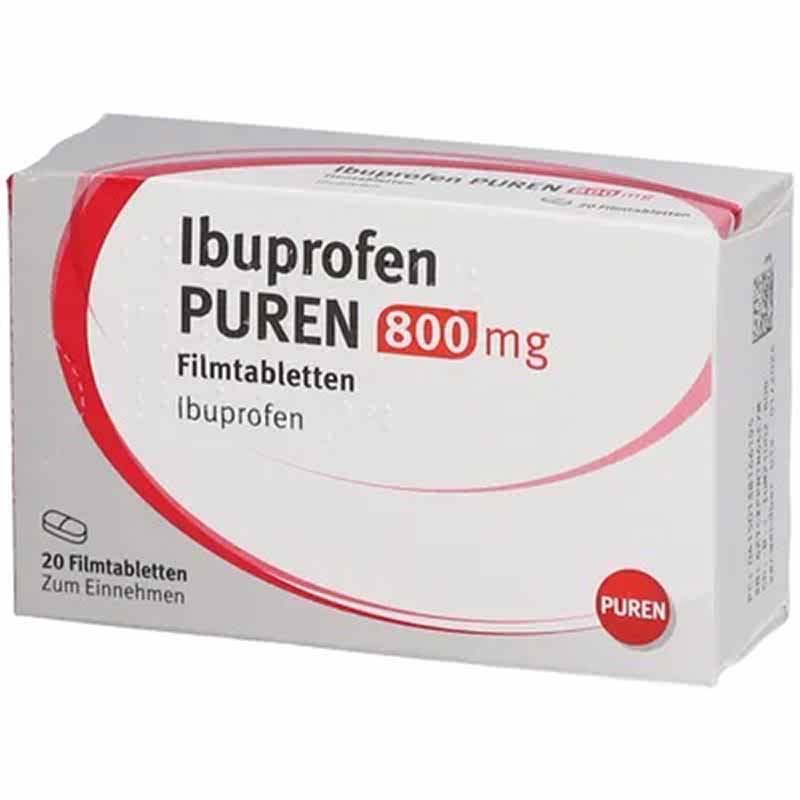 Ibuprofen PUREN 800 mg 20 St Filmtabletten
