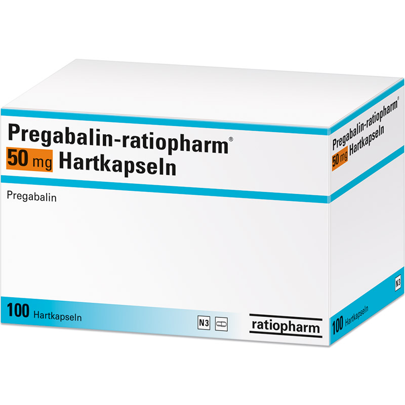 Pregabalin-ratiopharm 50mg 100 St Hartkapseln