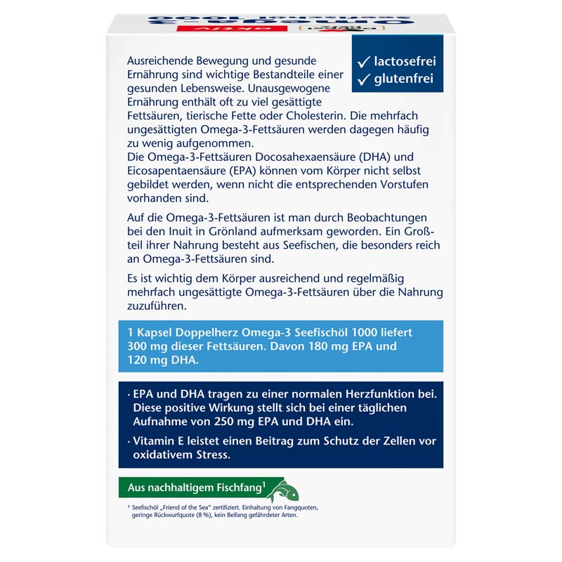 Doppelherz aktiv Omega-3 Seefischöl 1000 120 St Kapseln