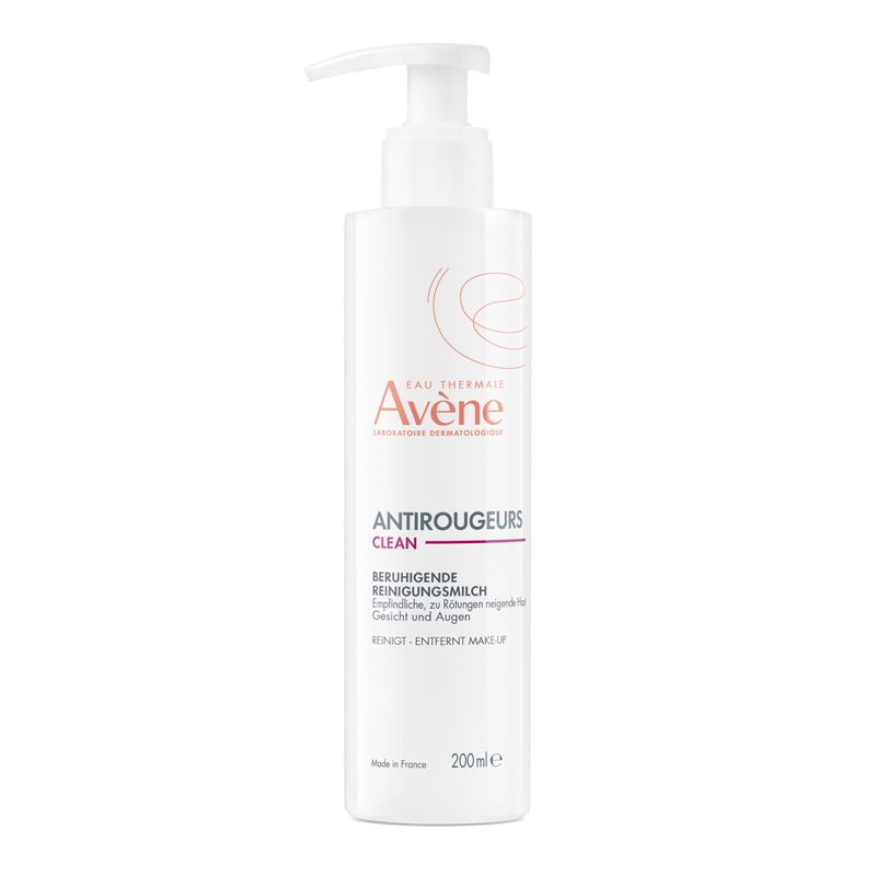 Avène Antirougeurs CLEAN Beruhigende Reinigungsmilch 200 ml Milch