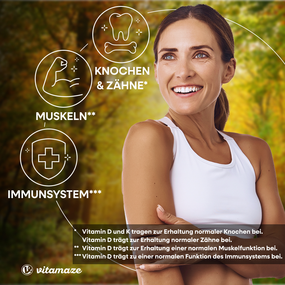 vitamaze VITAMIN D3 2.000 I.E. + K2 240 St Tabletten