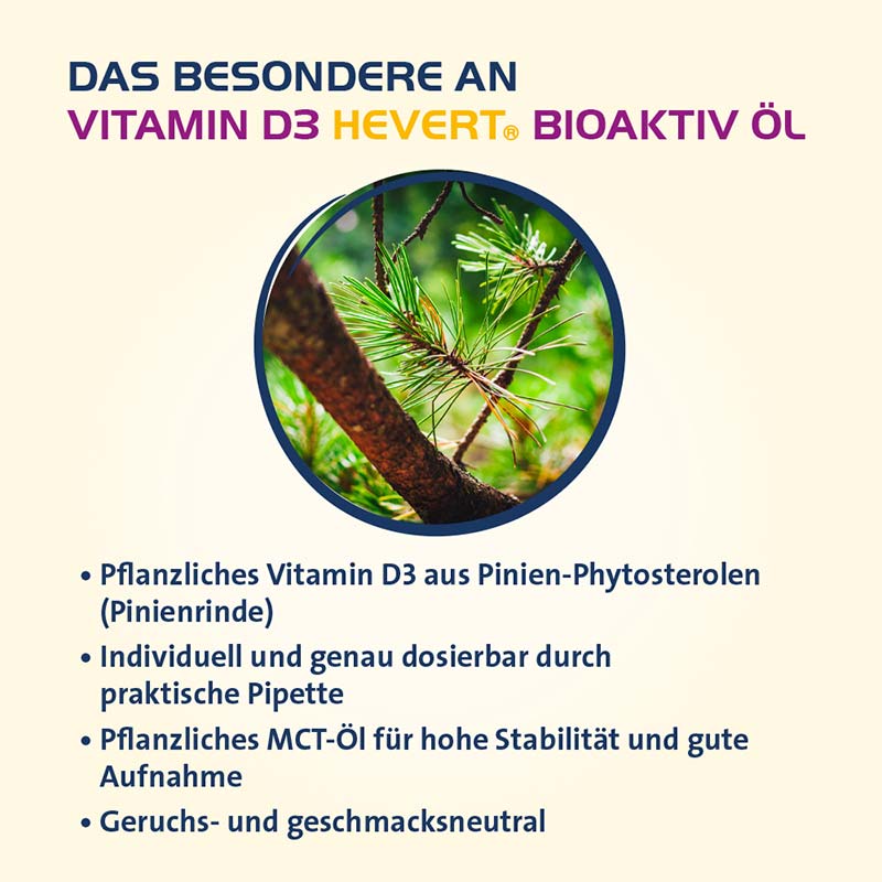 VITAMIN D3 HEVERT BIOAKTIV ÖL 20 ml Öl