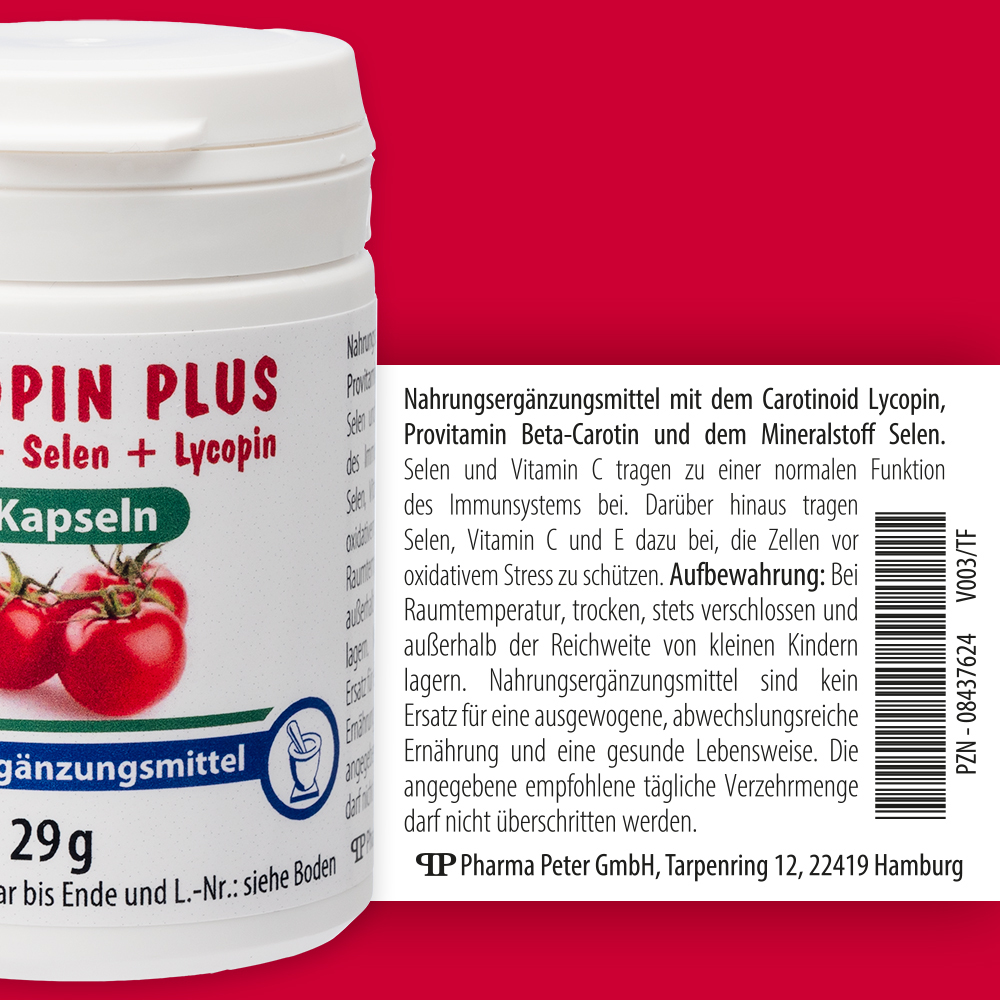 LYCOPIN PLUS A-C-E + Selen + Lycopin 60 St Kapseln
