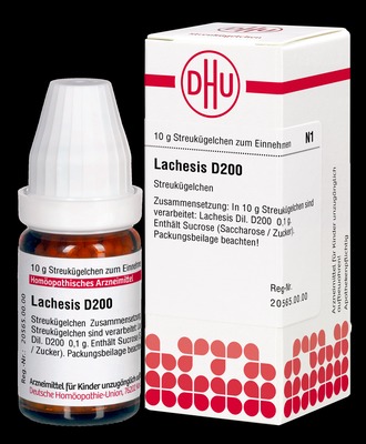 LACHESIS D 200 Globuli 10 g Globuli