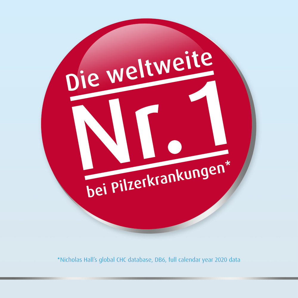 Canesten gegen Pilzerkrankungen an Haut & Füßen 20 g Creme
