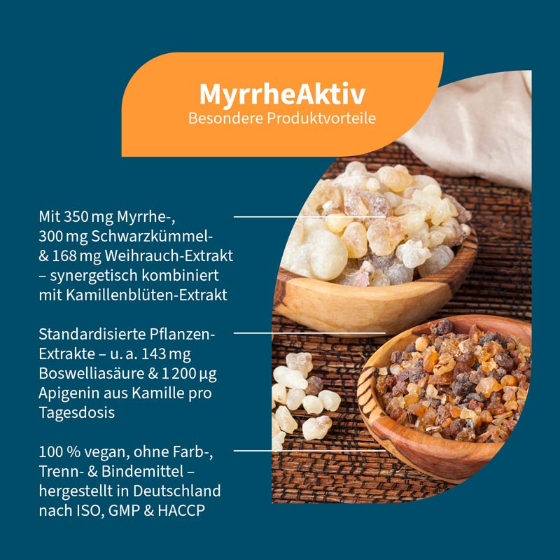 NatuGena Myrrhe Aktiv 60 St Kapseln
