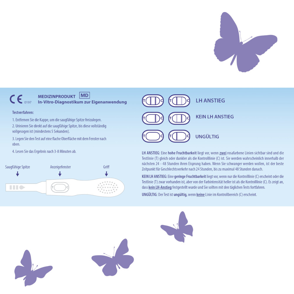 BE SURE LH Ovulationstest 7 St Test