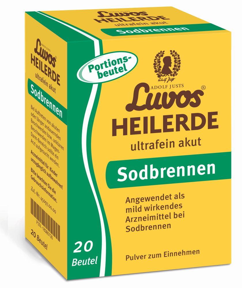 Luvos HEILERDE ultrafein akut Sodbrennen 20X6.5 g Pulver